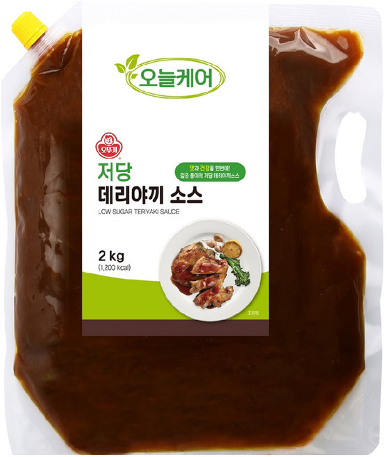 오늘케어 저당데리야끼소스 오뚜기, 1개, 2kg