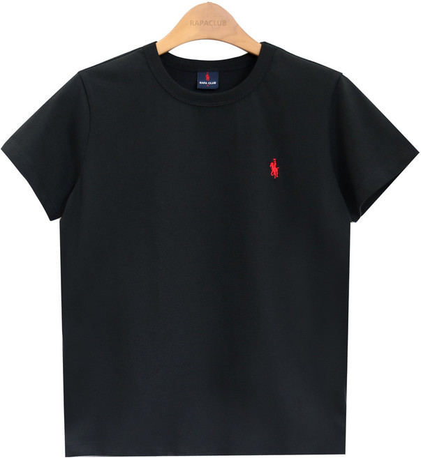 라파클럽 여성 레귤러핏 쿨링 라운드넥 반팔 티셔츠