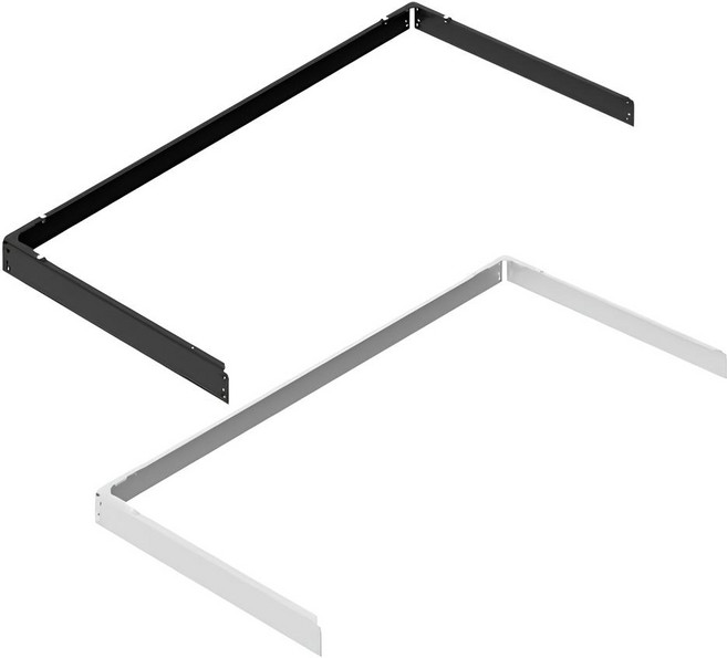 스피드랙 신형 사이드안전바 세트, 백색, L형플레이트 세트(단독구매), 1개
