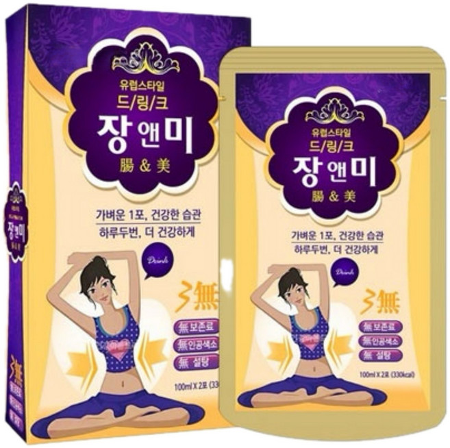 장앤미 슬림드링크 - 체중 관리와 건강을 동시에 챙기는 슬림한, 8개, 100ml