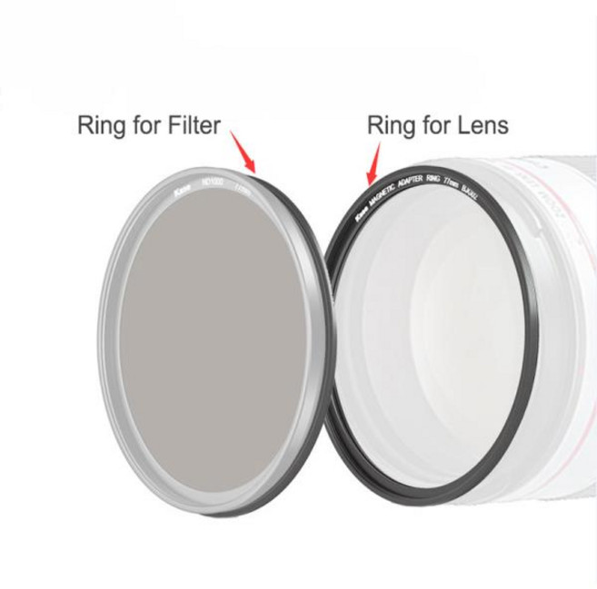 Kase 마그네틱 어댑터 링 키트 렌즈용필터용 포함 스레드 필터-마그네틱 변환, 01 Adapter Ring kit, 08 95mm