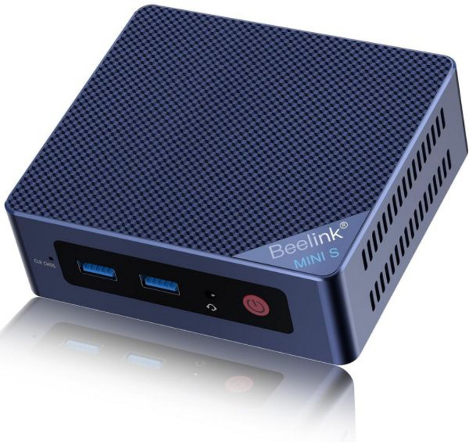 Beelink 미니 PC 인텔 12th N95최대 3.4GHz 8GB DDR4 256GB SSD Micro PC 4K 듀얼 HDMI 디스플레이2.5Gbps LANWiFi5BT4, N95 8GB + 256GB