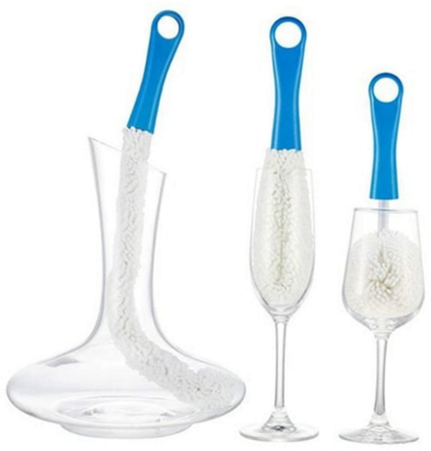 잔 청소 솔 세척 브러쉬 홈카페 유리 컵 청소 솔 설거지 긴병 물병 디캔터 손잡이 다용도 주방용 주방 식기