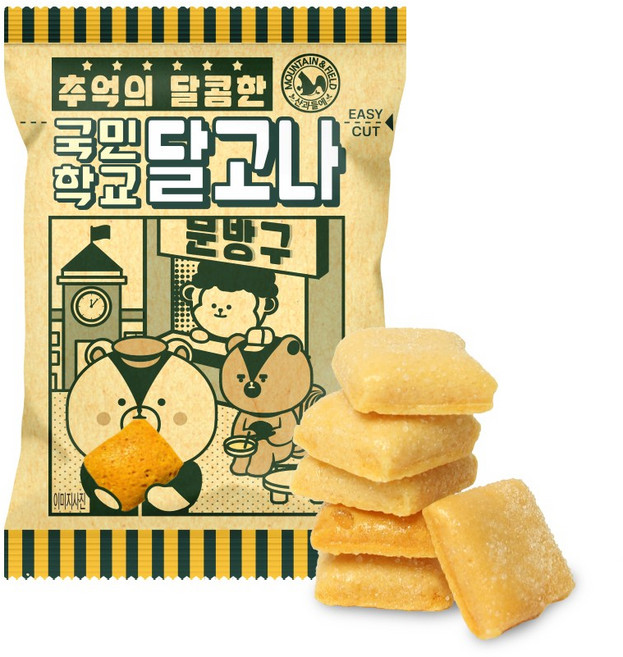 산과들에 국민학교 달고나, 10g, 30개