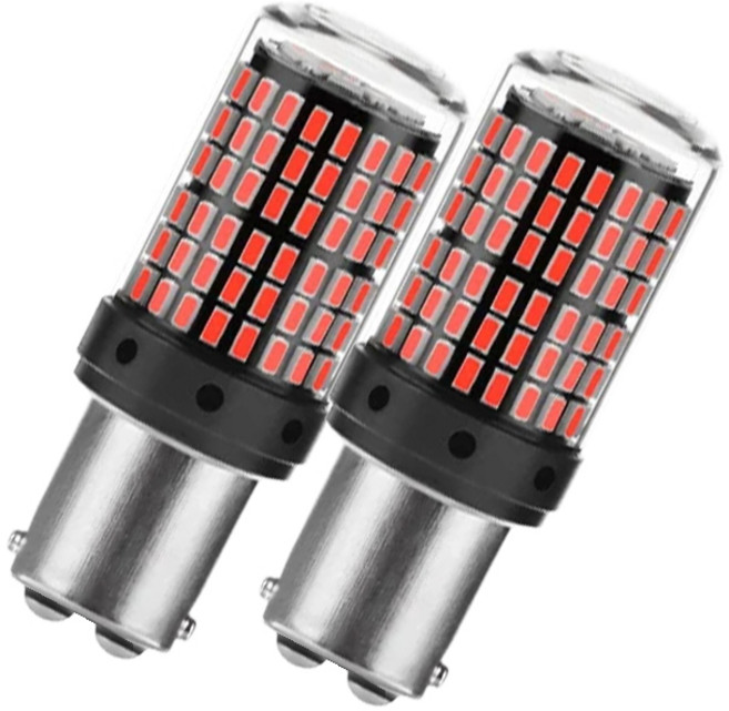 차량용 12V 144SMD 1157 레드 LED브레이크등, 2개