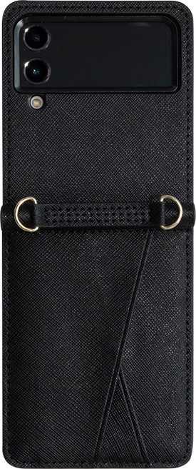 5세컨즈 사피아노 카드수납 소가죽 스트랩 케이스