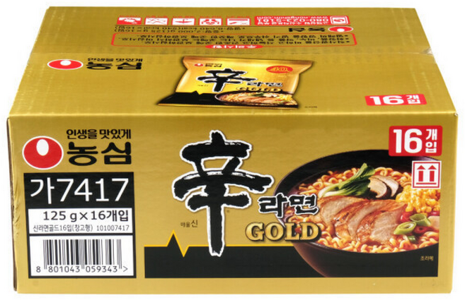 농심 신라면 골드, 1개