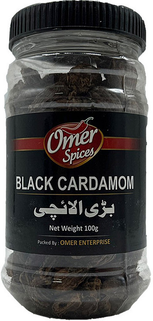 Omer BLACK CARDAMOM 소두구 100G, 1개