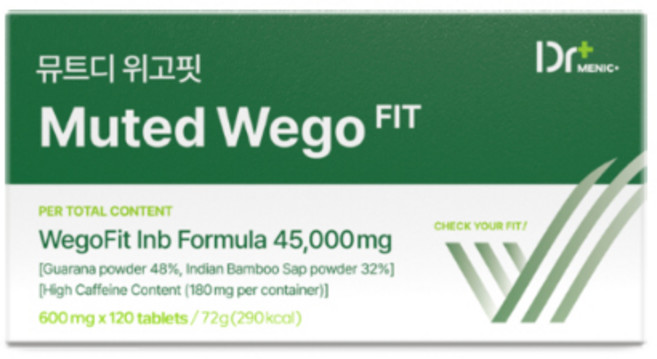 닥터메닉 뮤트디 위고핏 Inb 포뮬러, 1개, 120정