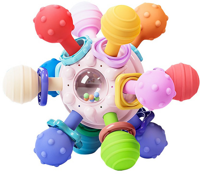 雪倫小舖 曼哈頓原子手抓球 固齒器, 立體款, 1個, F