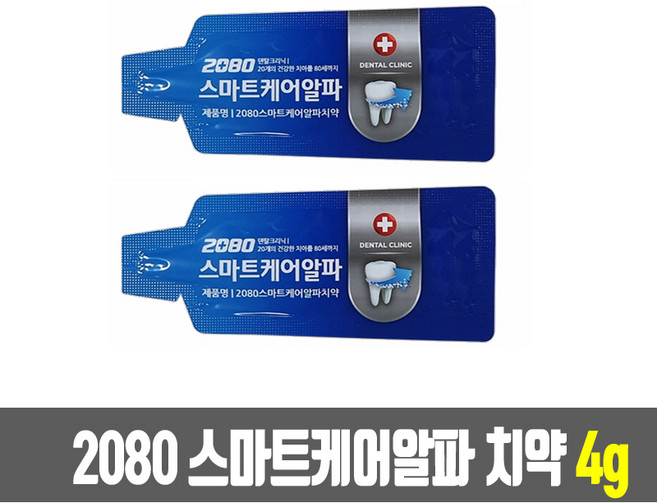 애경 2080스마트케어알파치약 4g, 1개