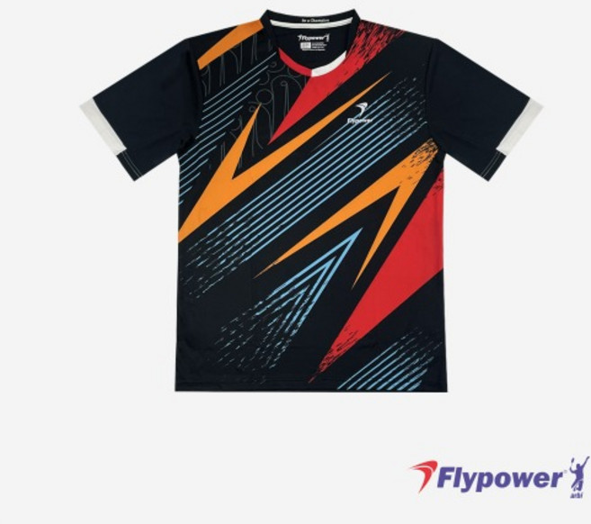 [플라이파워] FPKT304B 블랙 남성/여성 게임웨어 배드민턴의류 스포츠의류