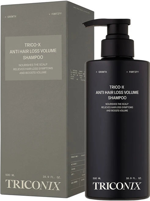 트리코닉스 트리코엑스 탈모완화 볼륨 샴푸, 1개, 500ml - 쿠팡