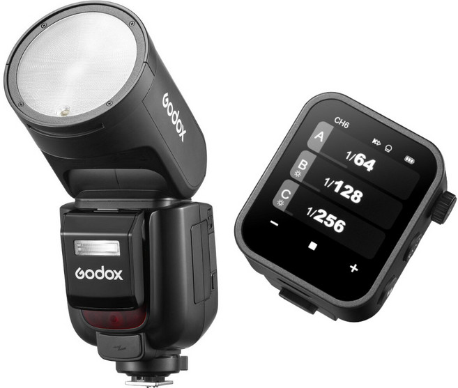 GODOX 가우포토정품 고독스 V1 Pro 플래시 + X3 무선동조기 후지용, 1개, 니콘용