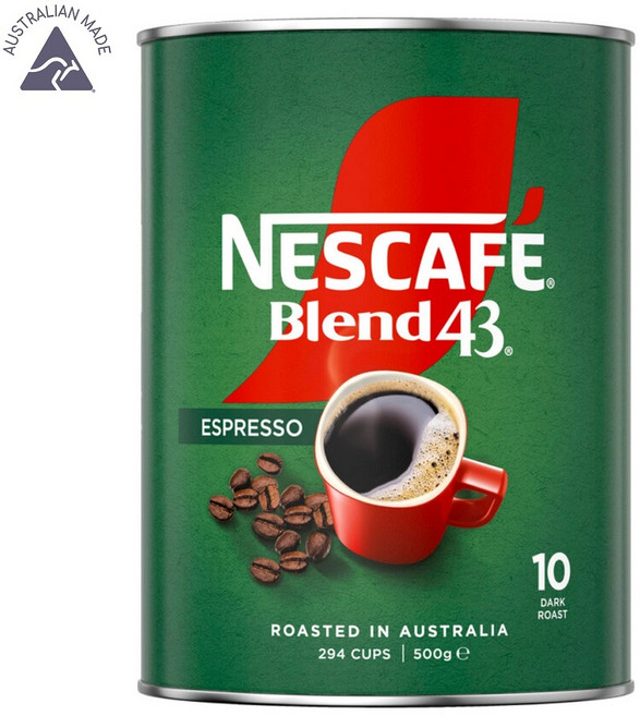 네스카페 블렌드 43 인스턴트 커피 Nescafe Blend 43 Instant Coffee, 1개, 1개입, 500g