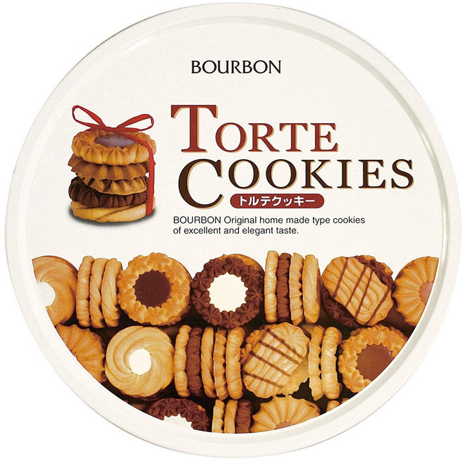 버번 토르테 쿠키 상자 포함 11.18oz/317g Bourbon Torte Cookie with Box 11.18oz/317g, 1개, 317g