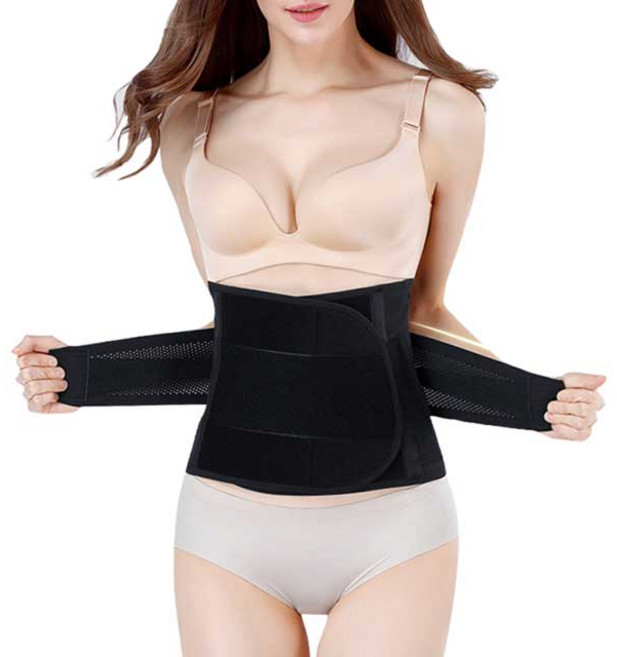 핑크비올라 퍼펙트 이중압박 뱃살 보정 복대 산후 허리보호대