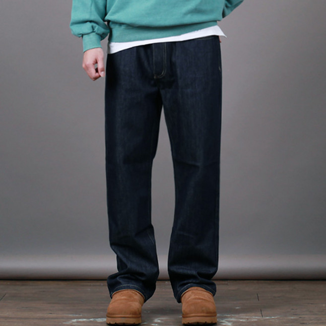 스댕클럽 남성용 논페이드 생지 레귤러핏 데님 팬츠 SJM5042