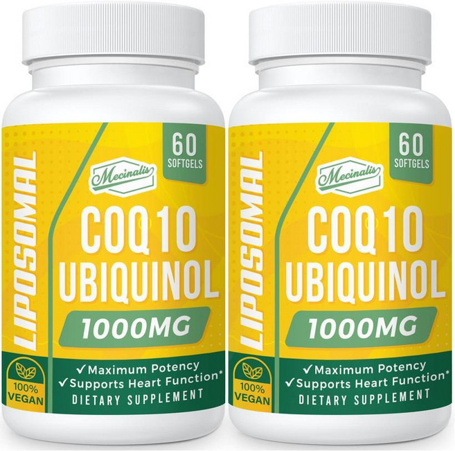 메시날리스 코큐텐 유비퀴놀 1000mg 캡슐 60정 2개 1세트