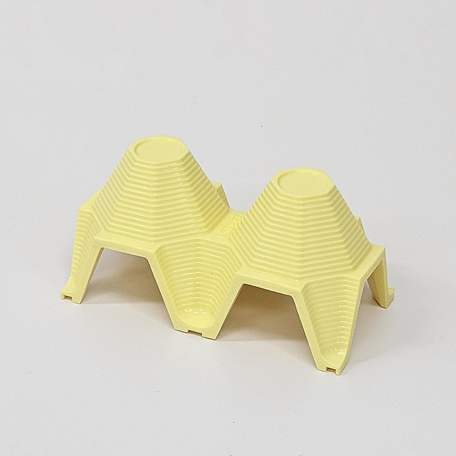 크레스티드 게코 코지 계란판 은신처, 1개, 옐로우