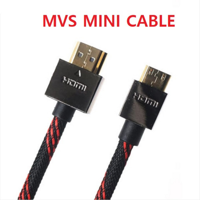 SNK 네오지오 MVS 미니 HDMI 케이블_Mini HDMI to HDMI V2.0, 1개