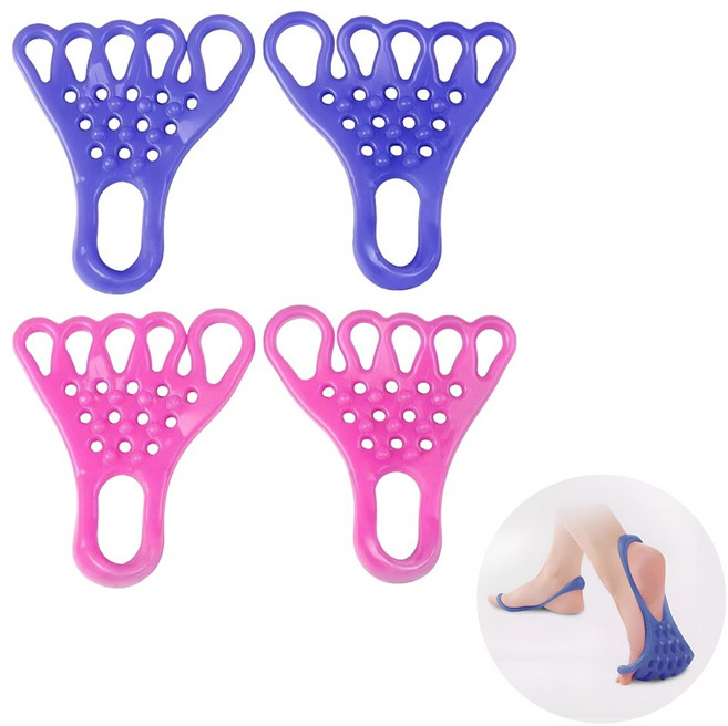 도나토르 실리콘 발근육 발가락 스트레칭기2p, 핑크, 2개