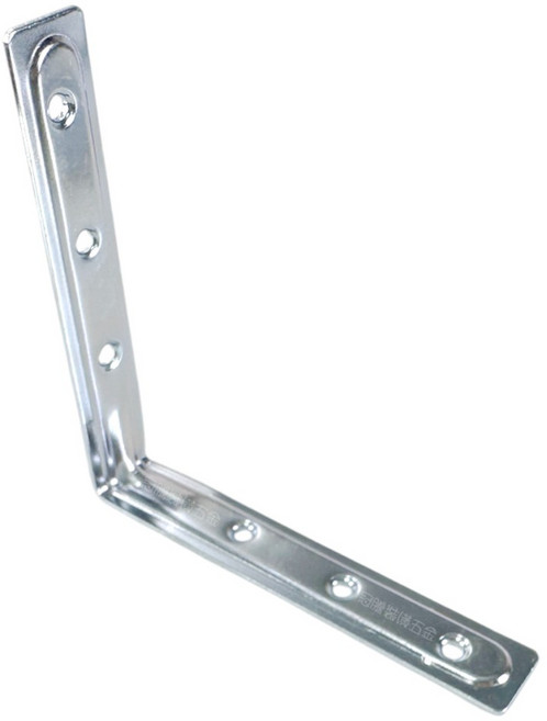 鍍鋅多孔角鐵 DIY家具連接固定支架 堅固耐用防腐蝕, 10個