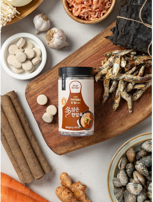 디어스트 다담은 한알육수 멸치맛 60정, 1개, 240g