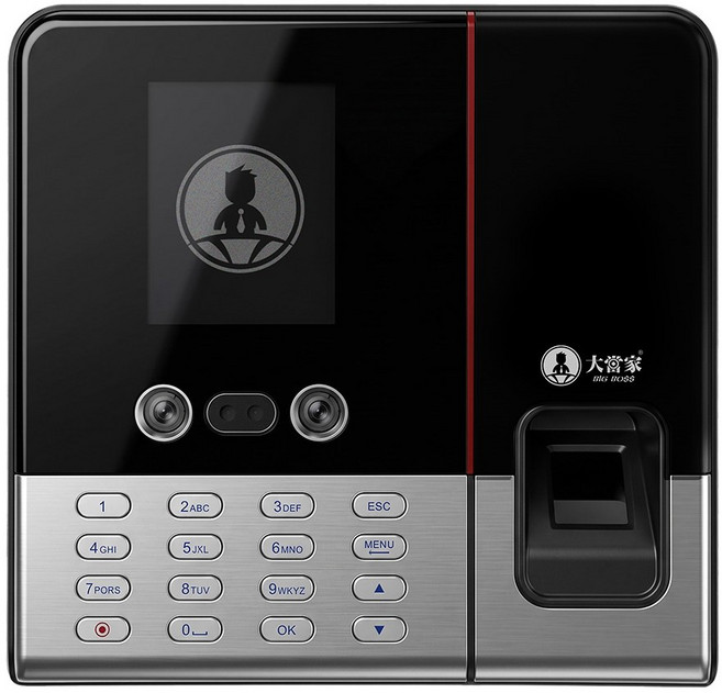 大當家 BS-980UF 人臉指紋密碼三合一 打卡鐘 快速辨識杜絕代打卡, 1個, 考勤機(附發票)