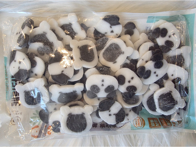 혜성식품 다원 캐릭터 분모자 판다모양 떡, 2개, 500g