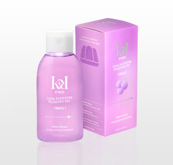 키로스 러브 젤 마사지젤 푸딩 젤 마사지젤 탱글 포도 락토, 1개, 120ml