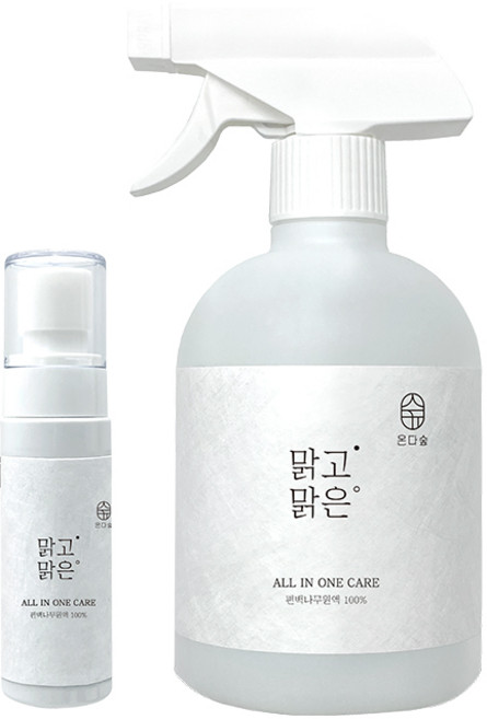온다숲 편백수 100% 피톤치드 스프레이 맑고맑은 탈취제 500ml+40ml, 1개