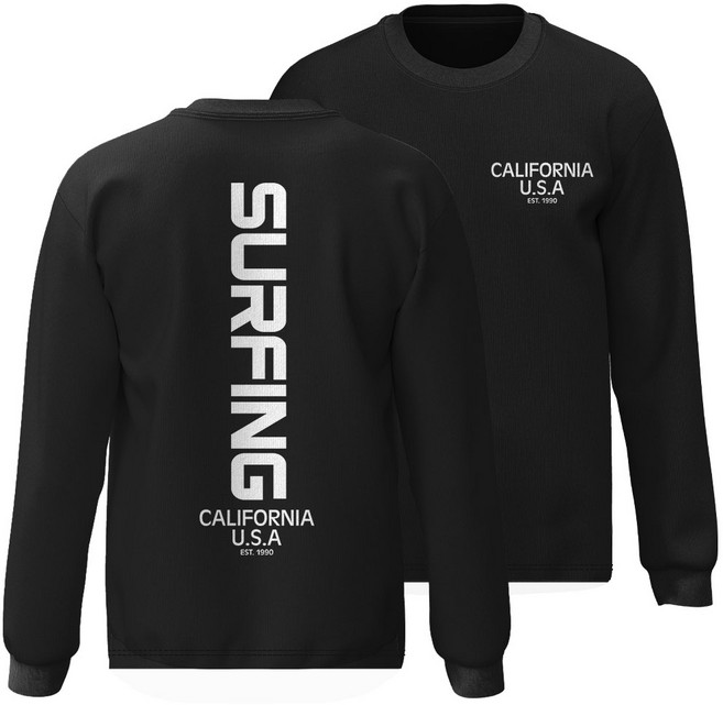 이라인 남녀공용 오버핏 긴팔 루즈핏 래쉬가드, 서핑USA, 남녀공용XL