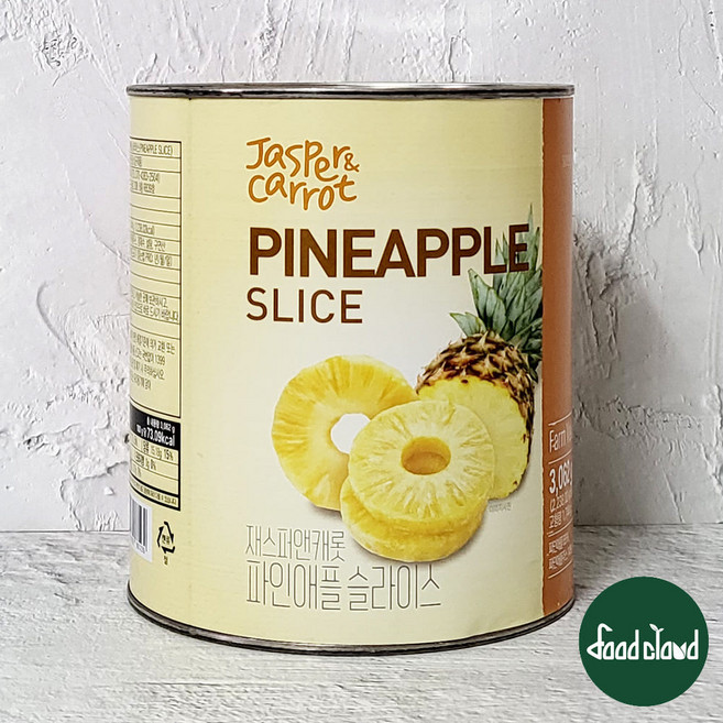[오성식품] 파인애플(슬라이스)대/쿡 3kg, 1개