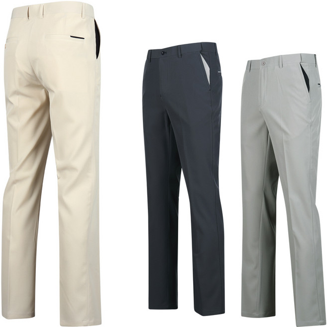 럭스골프 남성 히든밴드 포켓 스판 골프바지 AM25M505