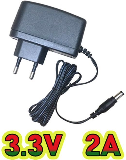 순흥전기 어댑터 3.3V 2A 어댑터 DC 3.3V 2000mA SMPS 아답터 아답타, SH-0332000A, 1개