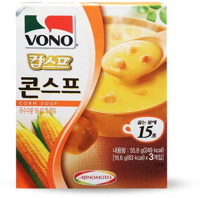 보노 컵스프 콘스프맛, 57g, 4개