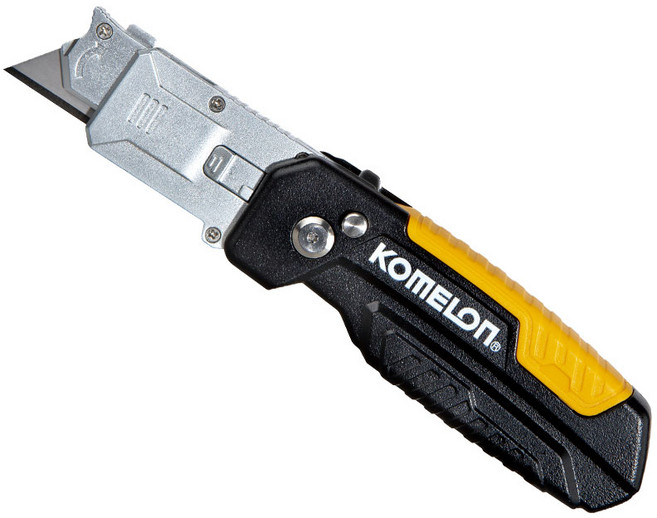 코메론 UDS-N6 접이식 유틸리티 스크래퍼 칼 다용도 커터칼 캠핑용 작업용, 1개, 블랙