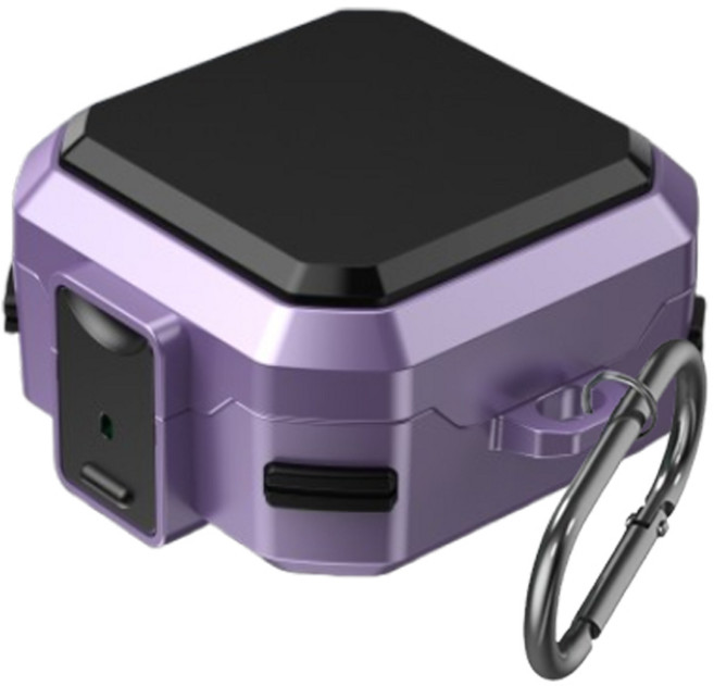 투에이비 분실방지 러기드 범퍼 하드 케이스, 1개, 퍼플, 버즈 라이브/버즈2/프로/프로2/버즈FE