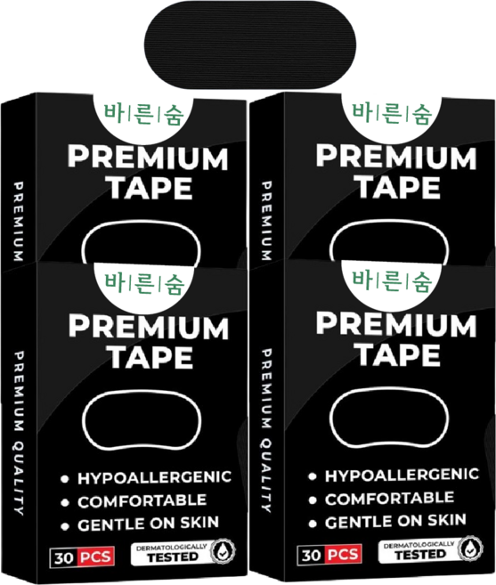 바른숨 대형 입벌림방지 입막음밴드, 120P