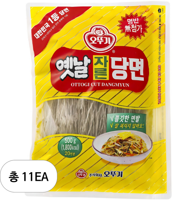 오뚜기 옛날 자른 당면, 500g, 11개