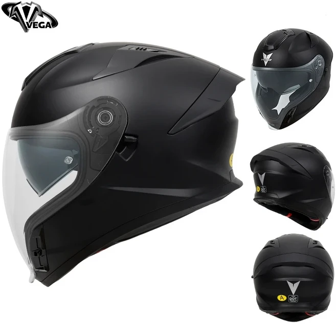 베가 오토바이 헬멧 고스트 페이스 풀 로드 레이싱 하프 플립업 유니크 롱 렌즈 남녀 공용, 03 L, 10 8