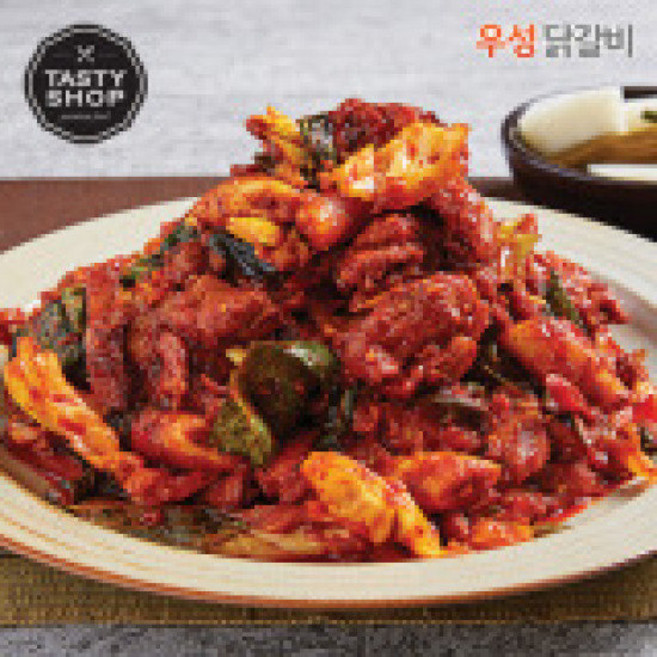 우성닭갈비 양념육 1800g+양념1팩+떡사리1팩(총 6~8인분), 1개, 1800g