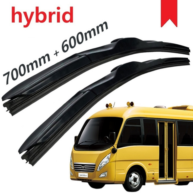 [잘닦이는] 대우 레스타 와이퍼 700mm+600mm 하이브리드와이퍼 28'인치+24'인치