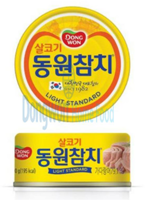 동원 살코기 참치, 90g, 4개