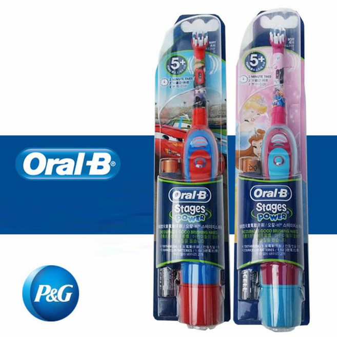 오랄비 어린이 회전형 전동칫솔 5세이상rul 4181, 남아용전동칫솔, 1개