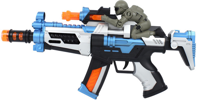 키드존 서바이벌 플래시 장난감총, 혼합색상, 1개