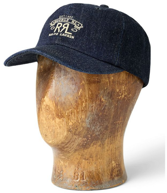RRL 더블알엘 랜치 로고 데님 볼캡 모자 2025 HGS0J420203 일본, 1개