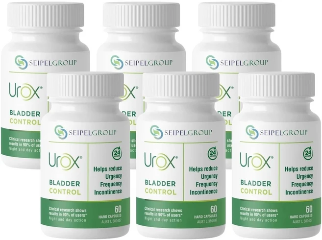 Urox 유록스 방광 조절 보충제 요실금 야뇨 방광건강 Seipel Group 360정 6개, 60정 - 쿠팡