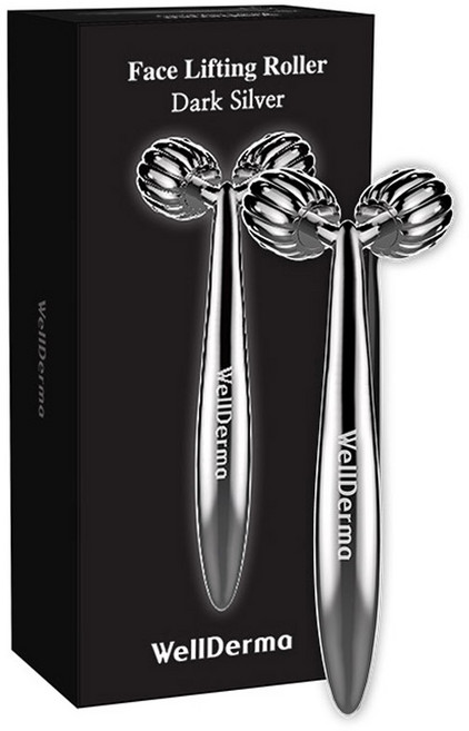 웰더마 다크실버 페이스 롤러, 1개